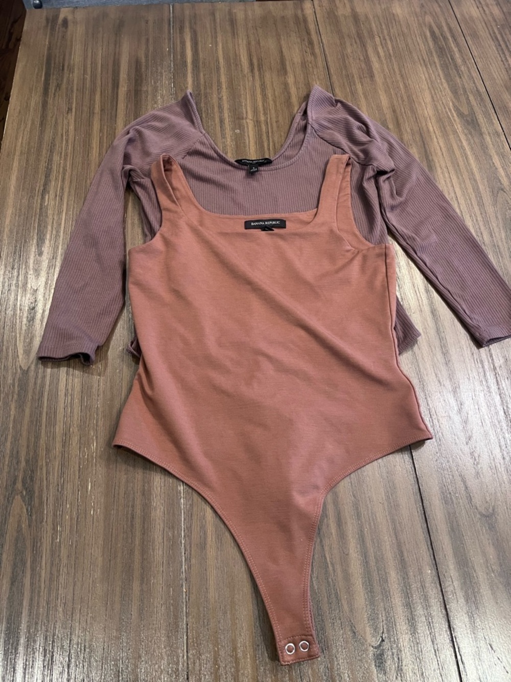 Banana Republic Set of Two Brown Bodysuits XS/S